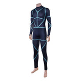 BLUE LOCK Live-action Jie Shiyi Blue Jumpsuit Cosplay Costume Halloween Carnival Party Suit