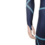 BLUE LOCK Live-action Jie Shiyi Blue Jumpsuit Cosplay Costume Halloween Carnival Party Suit