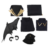 Blue Lock Mikage Reo Halloween Black Devil Suit Cosplay Costume Outfits