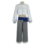 BLUE LOCK Nagi Seishiro Adult Man White Kung Fu Outfit Cosplay Costume Halloween Carnival Party Suit