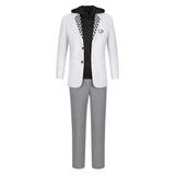 BLUE LOCK Nagi Seishiro Adult Man White Outfit Cosplay Costume Halloween Carnival Party Suit