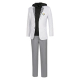 BLUE LOCK Nagi Seishiro Adult Man White Outfit Cosplay Costume Halloween Carnival Party Suit   