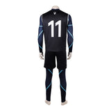 BLUE LOCK Nagi Seishiro Black Soccer Jersey Cosplay Costume Halloween Carnival Party Suit