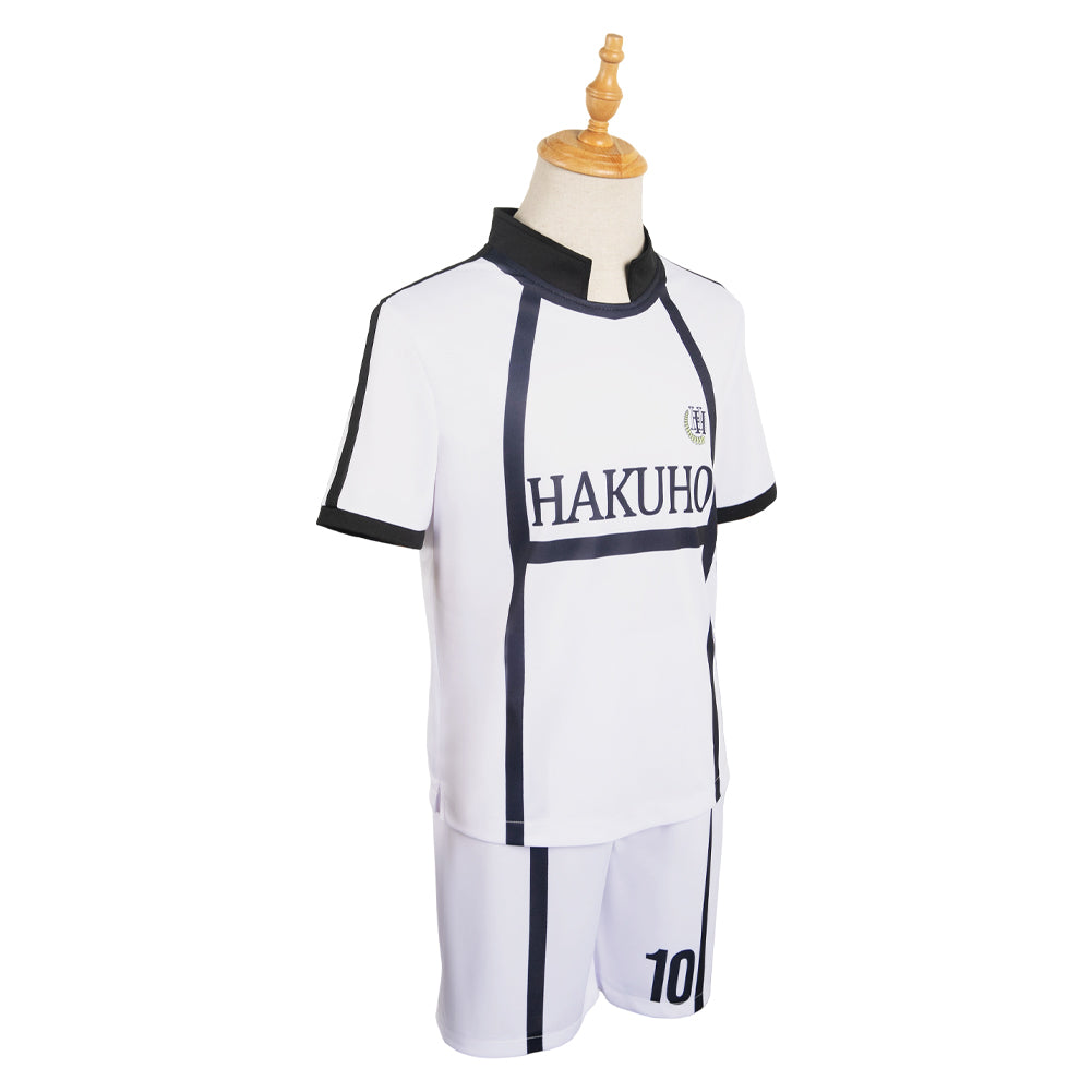 Blue Lock Reo Mikage White Team Uniform Cosplay Costume Outfits Hallow ...