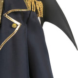 Blue Lock Seishiro Nagi Halloween Black Devil Suit Cosplay Costume Outfits