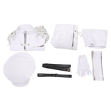 Blue Lock White Military Uniform Cosplay Costume Outfits