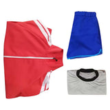 Brand New Animal Michiru Kagemori Red Outfit Pro Cosplay Costume Halloween Carnival Party Suit