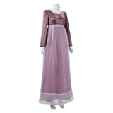 Bridgerton Sophie Beckett Brown Dress Cosplay Costume Halloween Carnival Party Suit