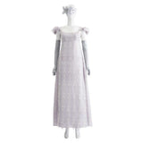 Bridgerton Sophie Beckett Cosplay White Dress For Halloween Carnival Party