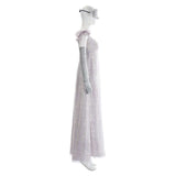 Bridgerton Sophie Beckett Cosplay White Dress For Halloween Carnival Party 