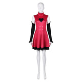 Hazbin Hotel Charlie Morningstar Red Dress Cosplay Costume Outfits Halloween Carnival Suit