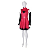c Charlie Morningstar Red Dress Cosplay Costume Outfits Halloween Carnival Suit Charlie