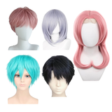 KPop Demon Hunters Cosplay Wig Synthetic Fiber Hair For Adult Unisex Halloween Carnival Accessories