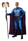 Masters of the Universe Skeletor Blue Jumpsuit Cosplay Costume Halloween Carnival Party Suit