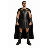 The Odyssey Agamemnon Black Armor Set Cosplay Costume Halloween Carnival Party Suit