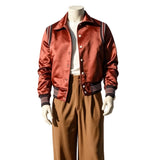 Camp Rock Nick Jonas Brown Jacket Set Cosplay Costume Halloween Carnival Party Suit