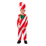 Candy Cane Kids Cosplay Costume Christmas Outfits    