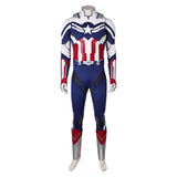 Captain America Sam Wilson Cosplay Costume Halloween Carnival Suit