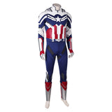 Captain America Sam Wilson Cosplay Costume Halloween Carnival Suit