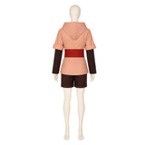 Cara Women Pink Hooded Set Cosplay Costume Halloween Carnival Party Suit