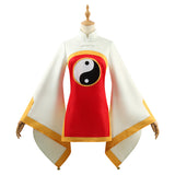 Cardcaptor Sakura Costume Meiling Li Cosplay Red Robe For Adult Female Halloween Carnival Suit