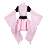 Cardcaptor Sakura Sakura Kinomoto Women Pink Dress Cosplay Costume Halloween Carnival Party Suit