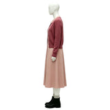 Carrie Women Pink Dress Cosplay Costume Halloween Carnival Party Suit