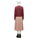 Carrie Women Pink Dress Cosplay Costume Halloween Carnival Party Suit