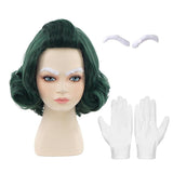 Charlie And The Chocolate Factory Oompa-Loompa Kids Children Cosplay Green Wig Heat Resistant Synthetic Hair Props