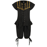 Children Kids Medieval Renaissance Pirate Role Play Costume Set