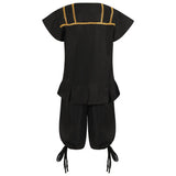 Children Kids Medieval Renaissance Pirate Role Play Costume Set