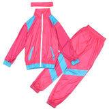  Children Stage Costume Pink Retro Dance Clothes Sportwear Set Outfits For Children