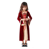 Childrenswear European Medieval Retro Court Clothing Children's Aristocratic Performance Clothes Girls' Princess Dress 