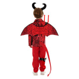 Childrenswear Halloween Punk Style Red Imp Cosplay  Performance Costumes School Stage Costumes