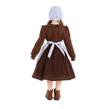 Childrenswear Kids Children Brown Girls Thanksgiving 17th Century Rustic Maiden Dresses