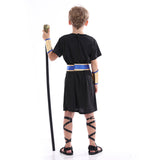 Childrenswear Kids Children Egyptian Pharaoh Cosplay Costume Masquerade Party Dress Stage Dress Up