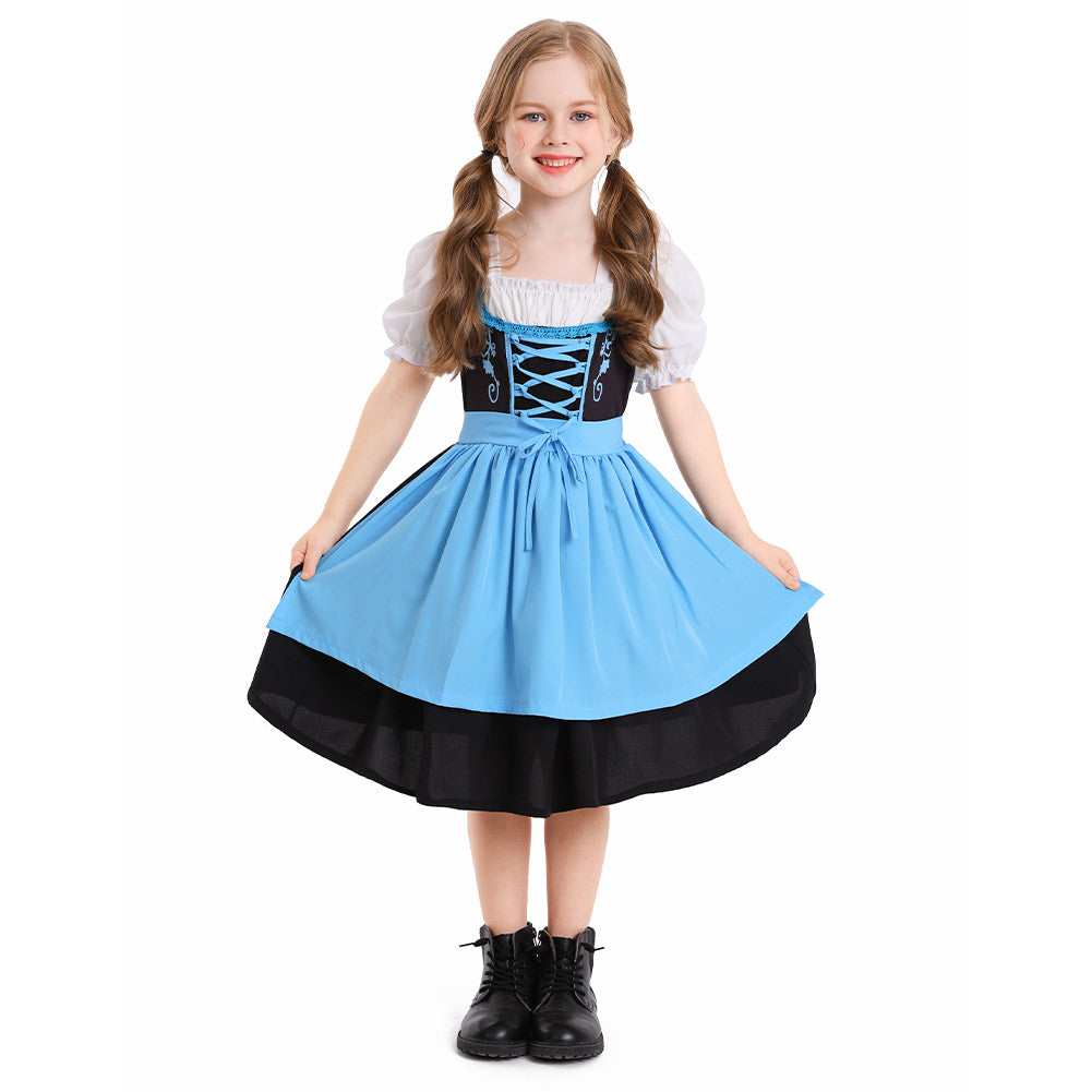 Childrenswear Kids Children Girls Beer Festival Blue Maid Dress Cospla Cosplaysky.ca Childrenswear Kids Children Girls Beer Festival Blue Maid Dress Cospla Cosplaysky.ca