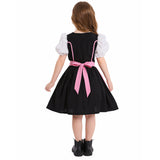 Childrenswear Kids Children Girls Beer Festival Pink Maid Dress Cosplay Costume Outfits