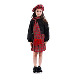 Childrenswear Kids Children Girls Scottish Plaid Skirt