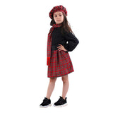 Childrenswear Kids Children Girls Scottish Plaid Skirt