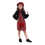 Childrenswear Kids Children Girls Scottish Plaid Skirt