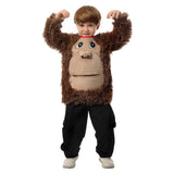 Childrenswear Kids Children Gorilla Top Animal Cosplay Costume Outfits Halloween Carnival Suit