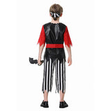 Childrenswear Kids Children Pirate Boys Role Cosplay Costume Outfits Halloween Carnival Suit