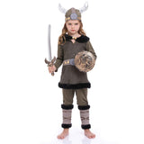 Childrenswear Kids Children Pirate Warrior Clothes Vikings Performance Clothes Cosplay Costumes
