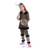 Childrenswear Kids Children Pirate Warrior Clothes Vikings Performance Clothes Cosplay Costumes