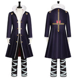 Chrollo Lucilfer Black Coat Cosplay Costume Halloween Carnival Party Suit