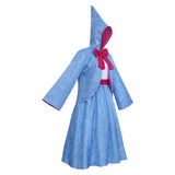 Cinderella Fairy Godmother Women Blue Outfit Cosplay Costume Halloween Carnival Party Suit