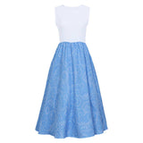 Cinderella Fairy Godmother Women Blue Outfit Cosplay Costume Halloween Carnival Party Suit