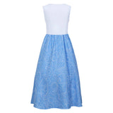 Cinderella Fairy Godmother Women Blue Outfit Cosplay Costume Halloween Carnival Party Suit
