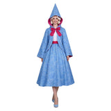 Cinderella Fairy Godmother Women Blue Outfit Cosplay Costume Halloween Carnival Party Suit